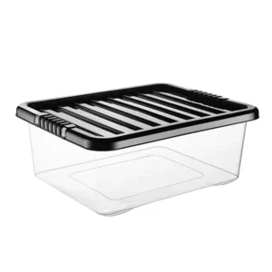 26 Litre Underbed Storage Box with Black Lid