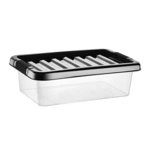 5 x 6 Litre Box With Black Lid (Pack of 5)